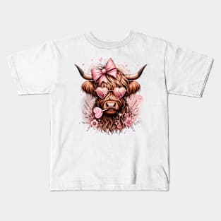 Cow Valentine T Shirt Valentine T shirt For Women Kids T-Shirt